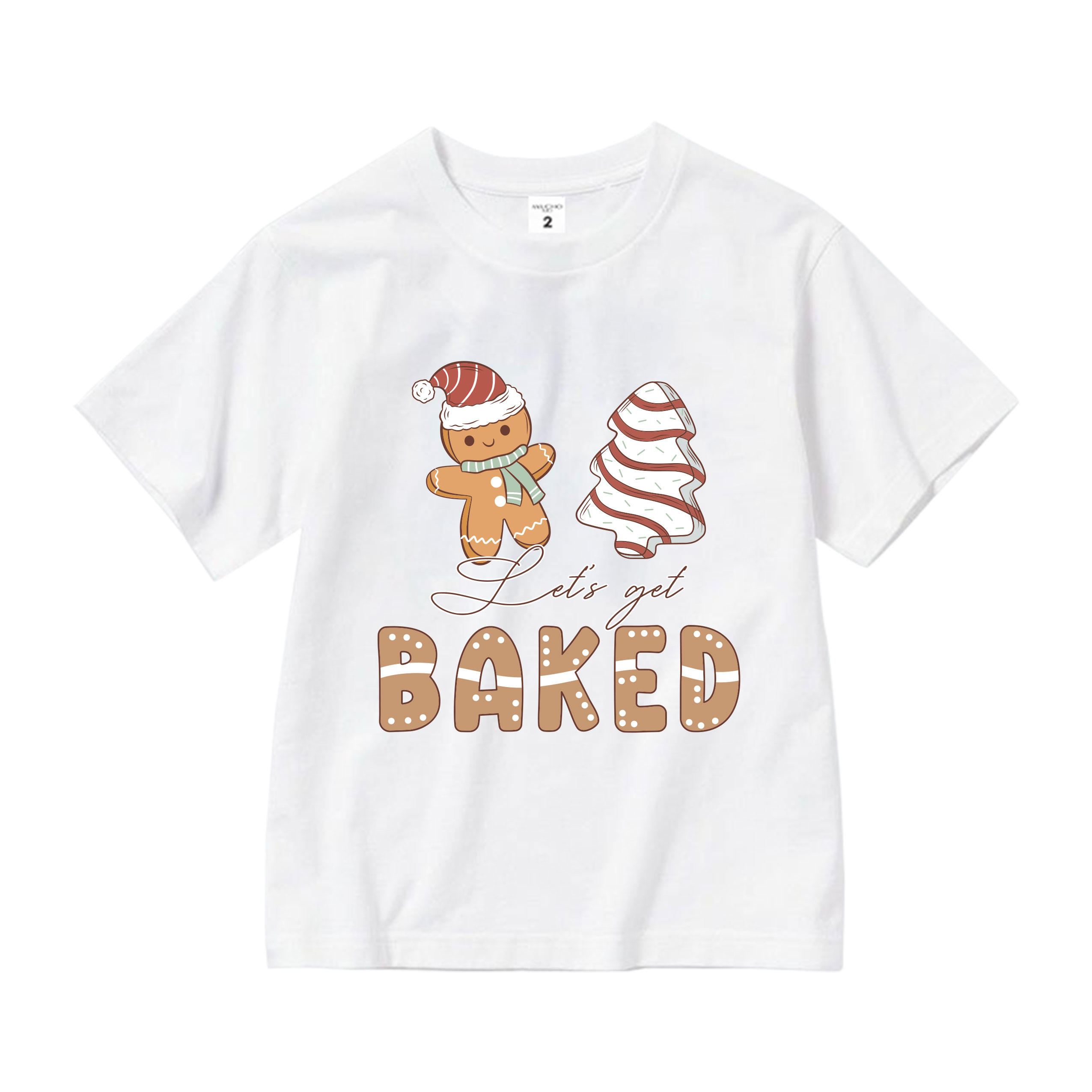 Áo thun bé gái giáng sinh noel from rộng chất vải cotton thoáng mát AED1705 Miucho Kid in graphic_thumbnail_9