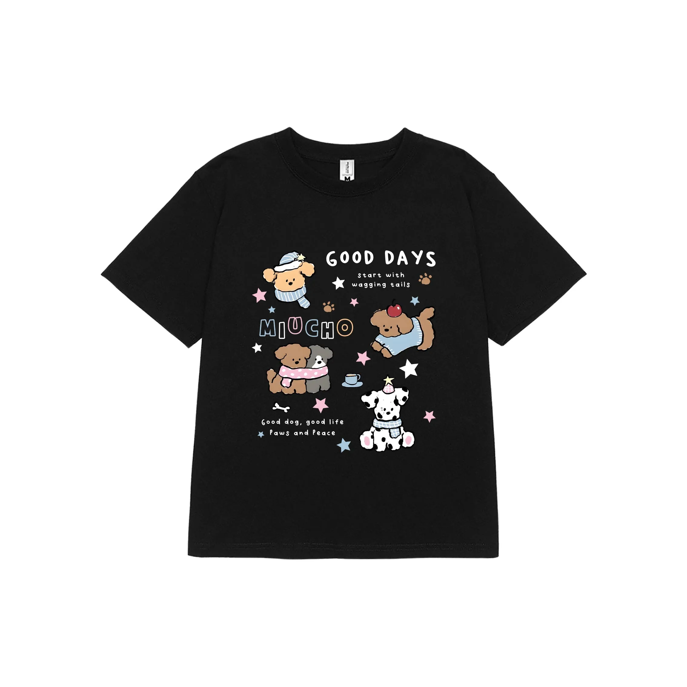 Áo baby tee nữ Miucho vải cotton 2 chiều dày dặn thoáng mát Good Days in mix nhiều màu 2739_thumbnail_9