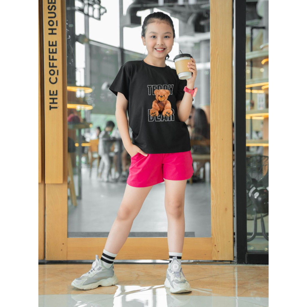 Set bộ bé gái hình gấu TEDDY BEAR - Loza Kids SB21_thumbnail_6