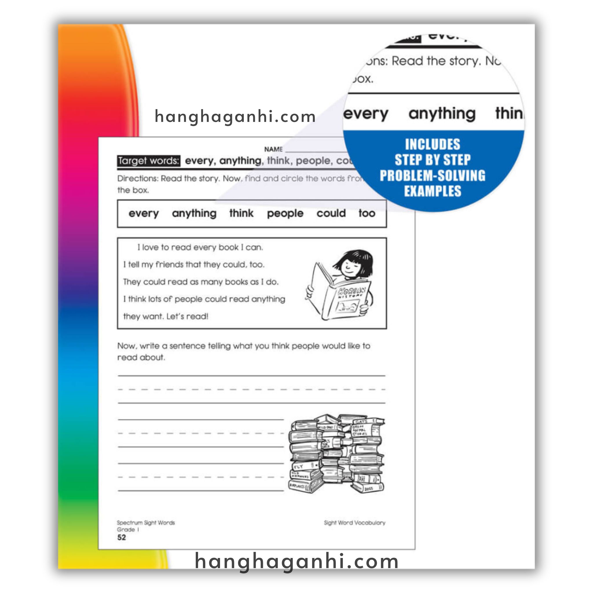 Sách Spectrum Sight Words Workbook Grade 1_thumbnail_5