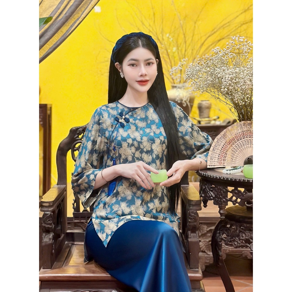 PP287 Đồ lam cho nữ kèm charm TINH NHI sang trọng và thanh lịch_thumbnail_1