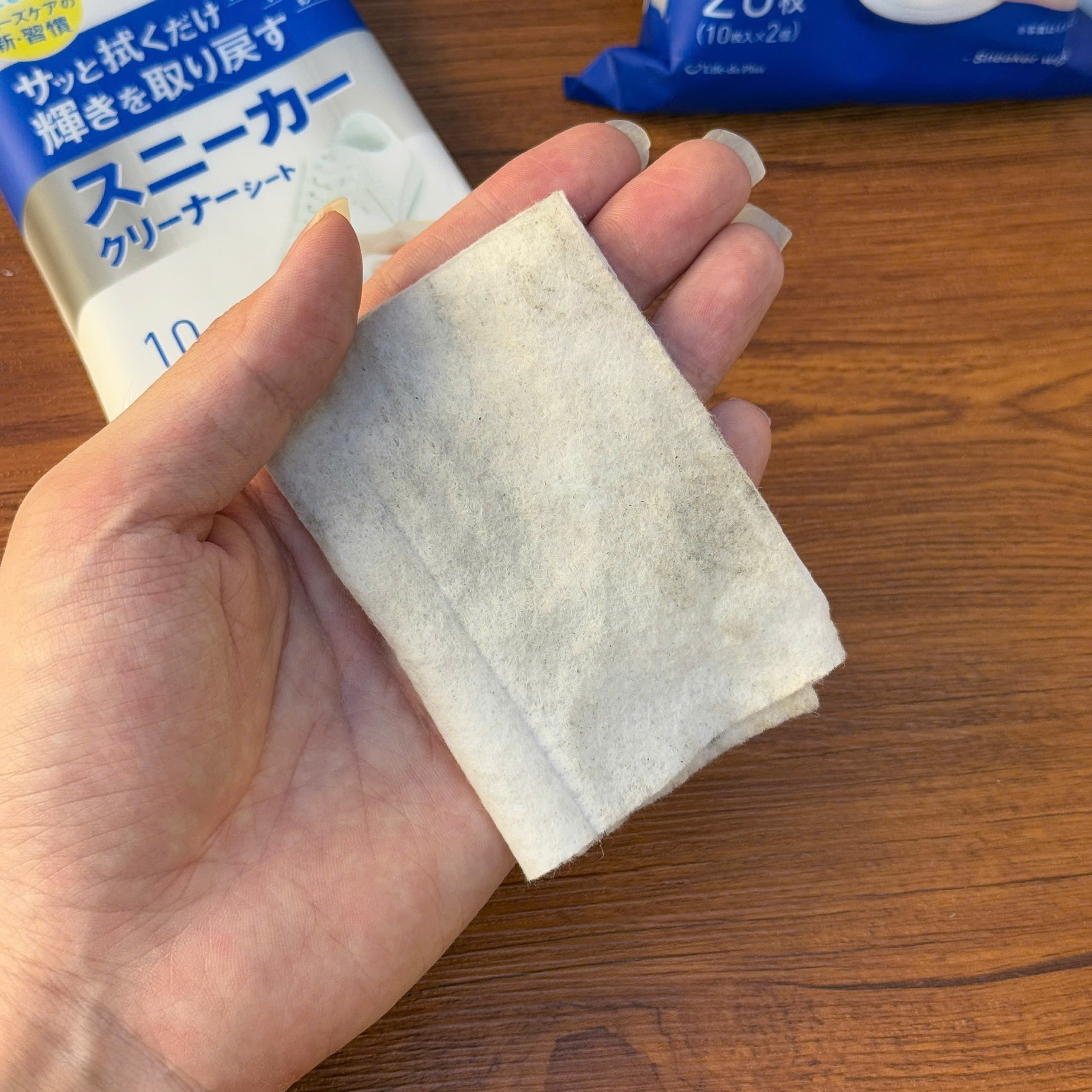 Gói 20 tờ Giấy Uớt Làm Sạch Giày Da - Sneaker Life-do_thumbnail_7