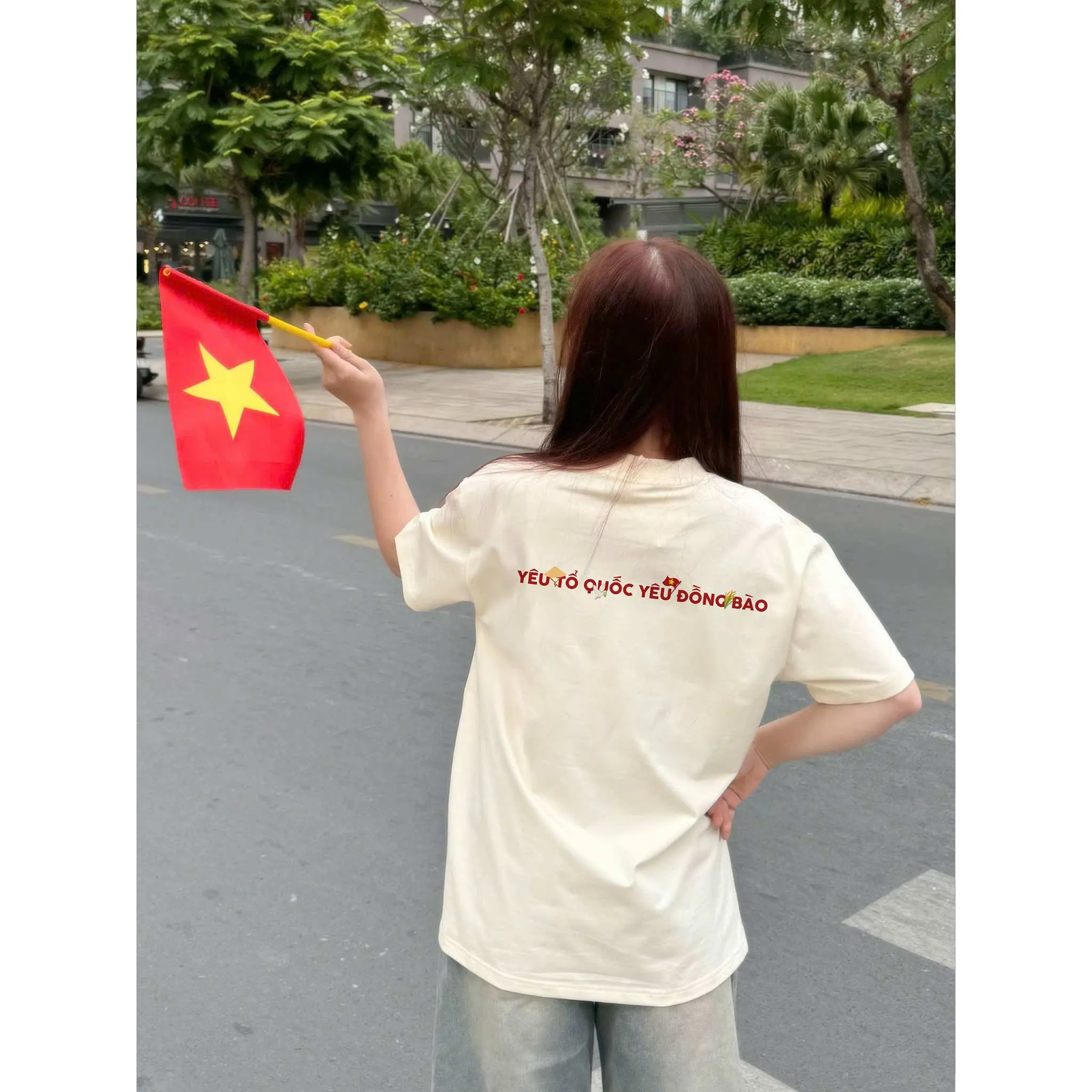 Áo thun Việt Nam tôi yêu form rộng 2505 Miucho vải cotton thoáng mát cổ tròn in mix_thumbnail_3