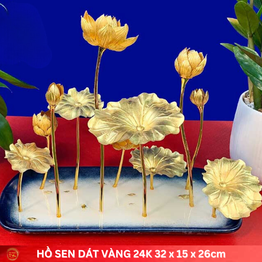 HỒ SEN DÁT VÀNG 24K 32x15x26cm_thumbnail_2