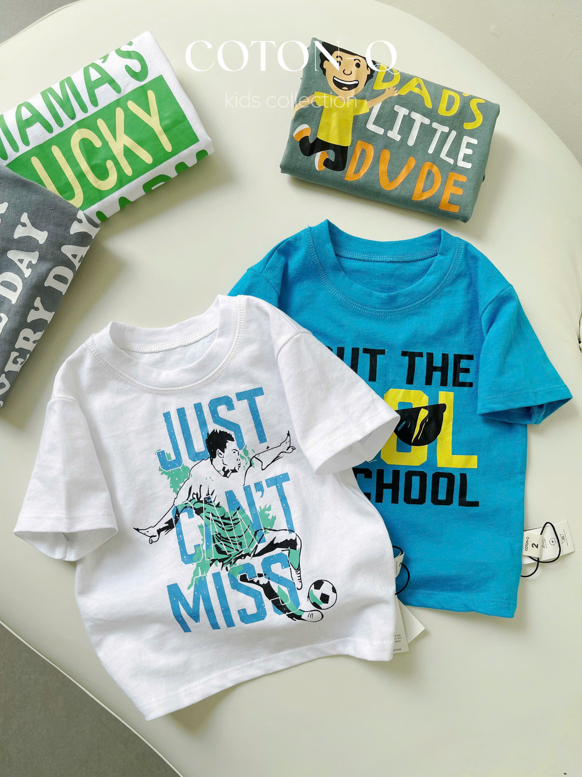 Set 3 áo thun cổ tròn bé ( NGẪU NHIÊN )_thumbnail_3