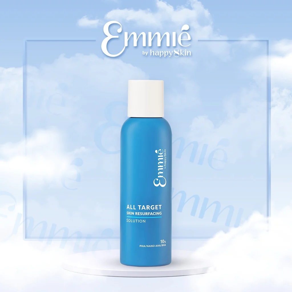 Toner tẩy tế bào chết, tái tạo da, thu nhỏ lỗ chân lông Emmie by HappySkin 10% Pha/Nano Aha/Bha 160ml