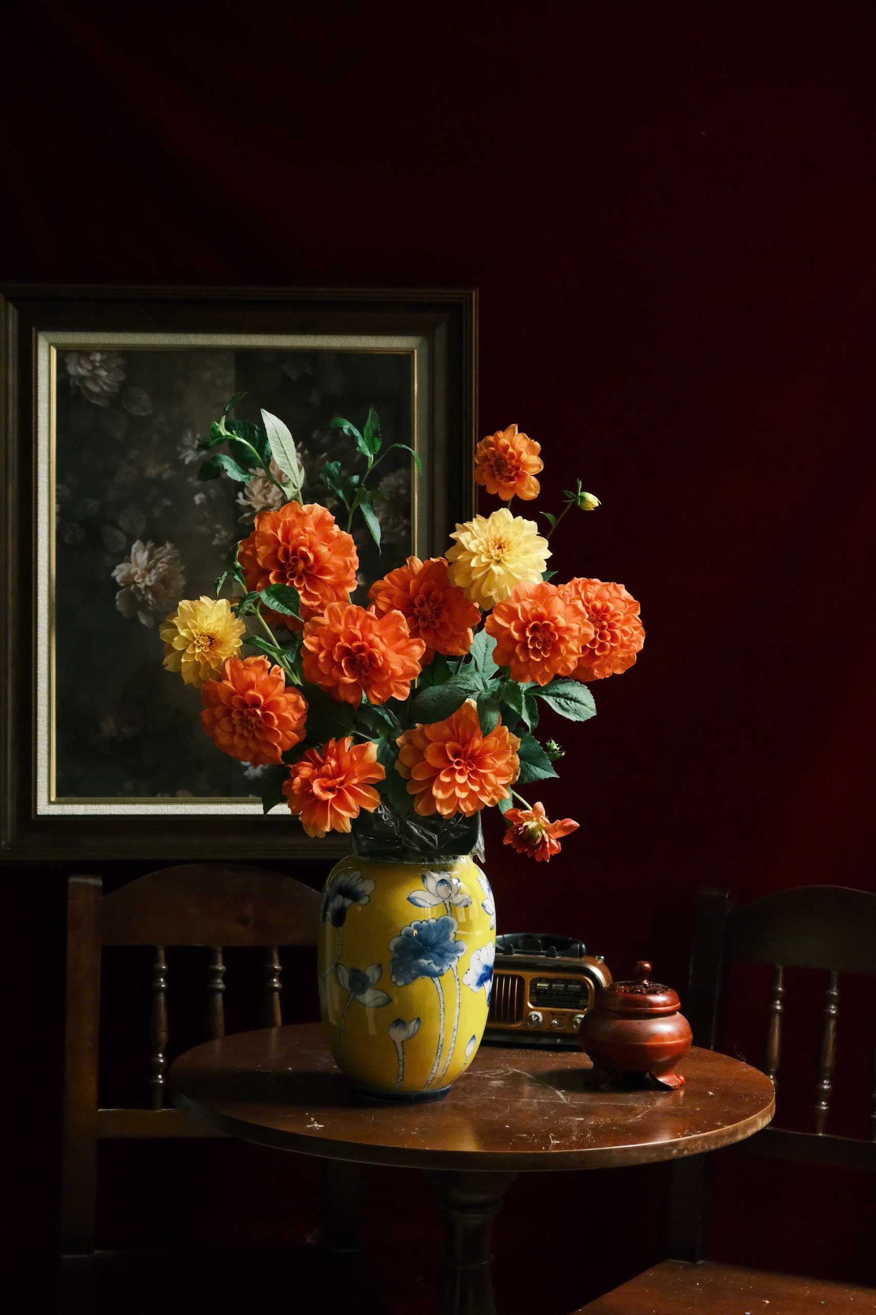 Thược Dược Kim Diễm trang trí Tết