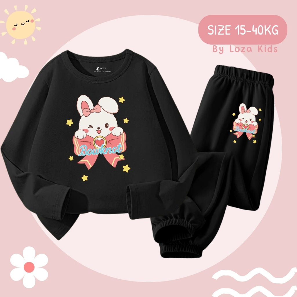 Bộ Thu - Đông bé gái Thỏ nơ - Loza Kids BW436_thumbnail_5