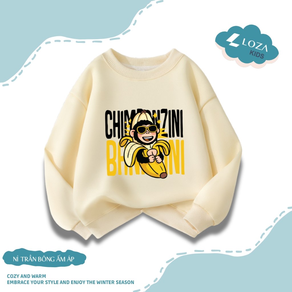 Áo sweater bé trai BST Brainrot, Tung Tung Sahur  - Áo nỉ trẻ em cổ tròn size từ 15-40kg  Loza Kids IN011_thumbnail_6