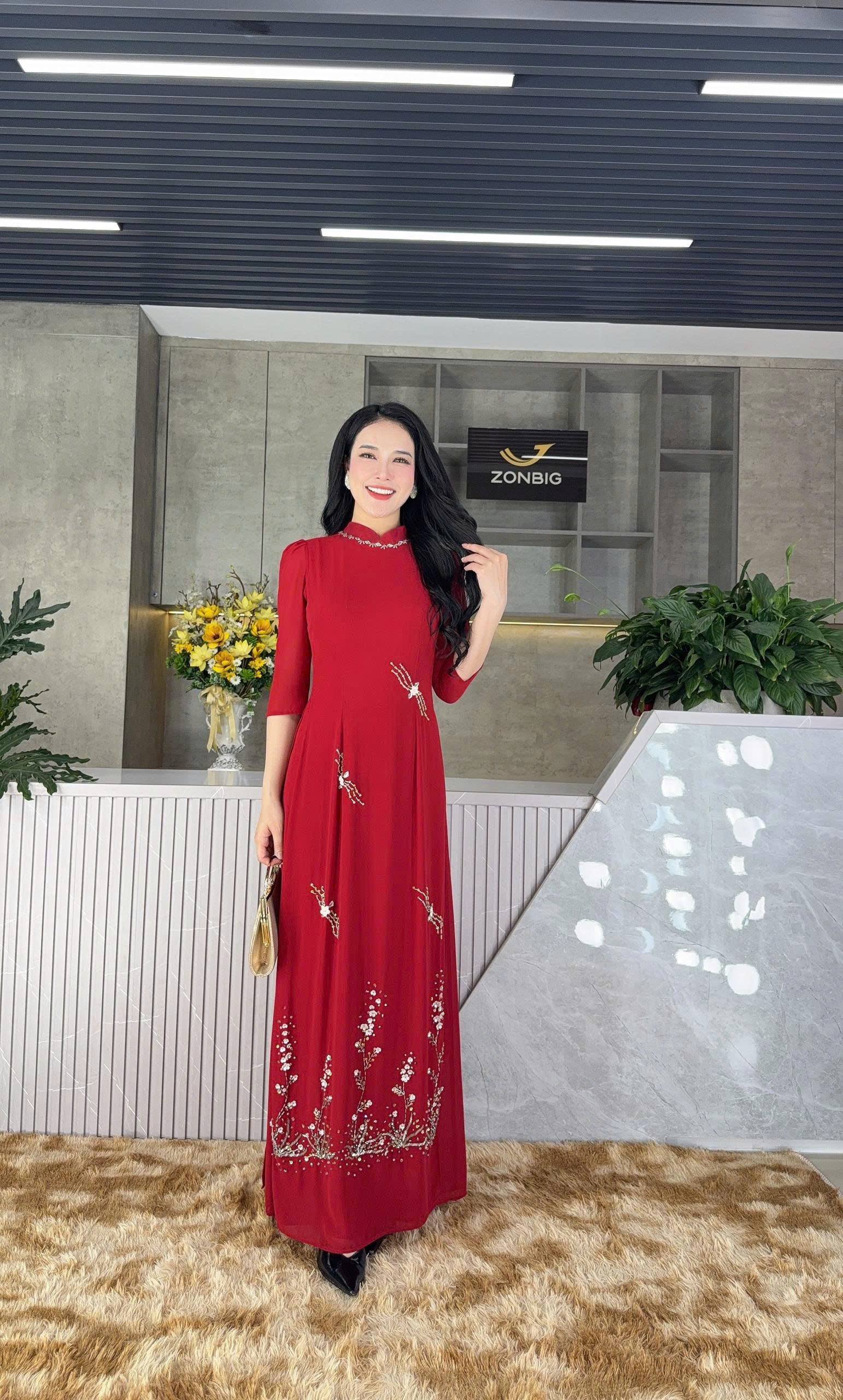 Đầm giả áo dài - Y1849 - Thương hiệu Zonbig_thumbnail_1