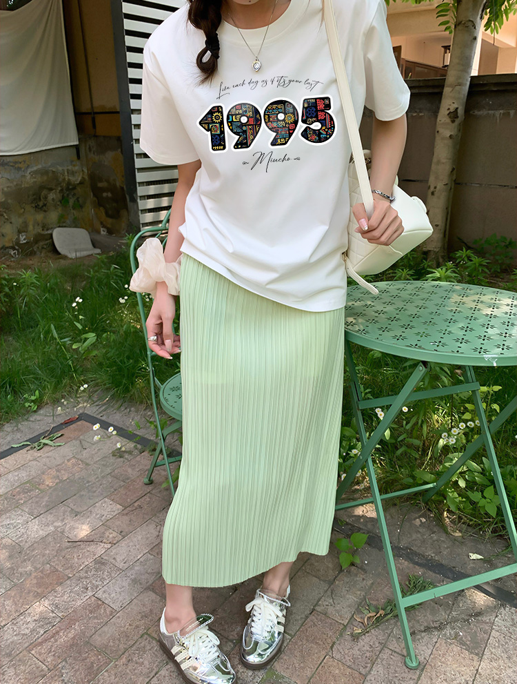 Áo thun nữ in năm sinh 1995 form vừa regular vải cotton 4c thoáng mát ARD1782 Miucho Chic in mix_thumbnail_6