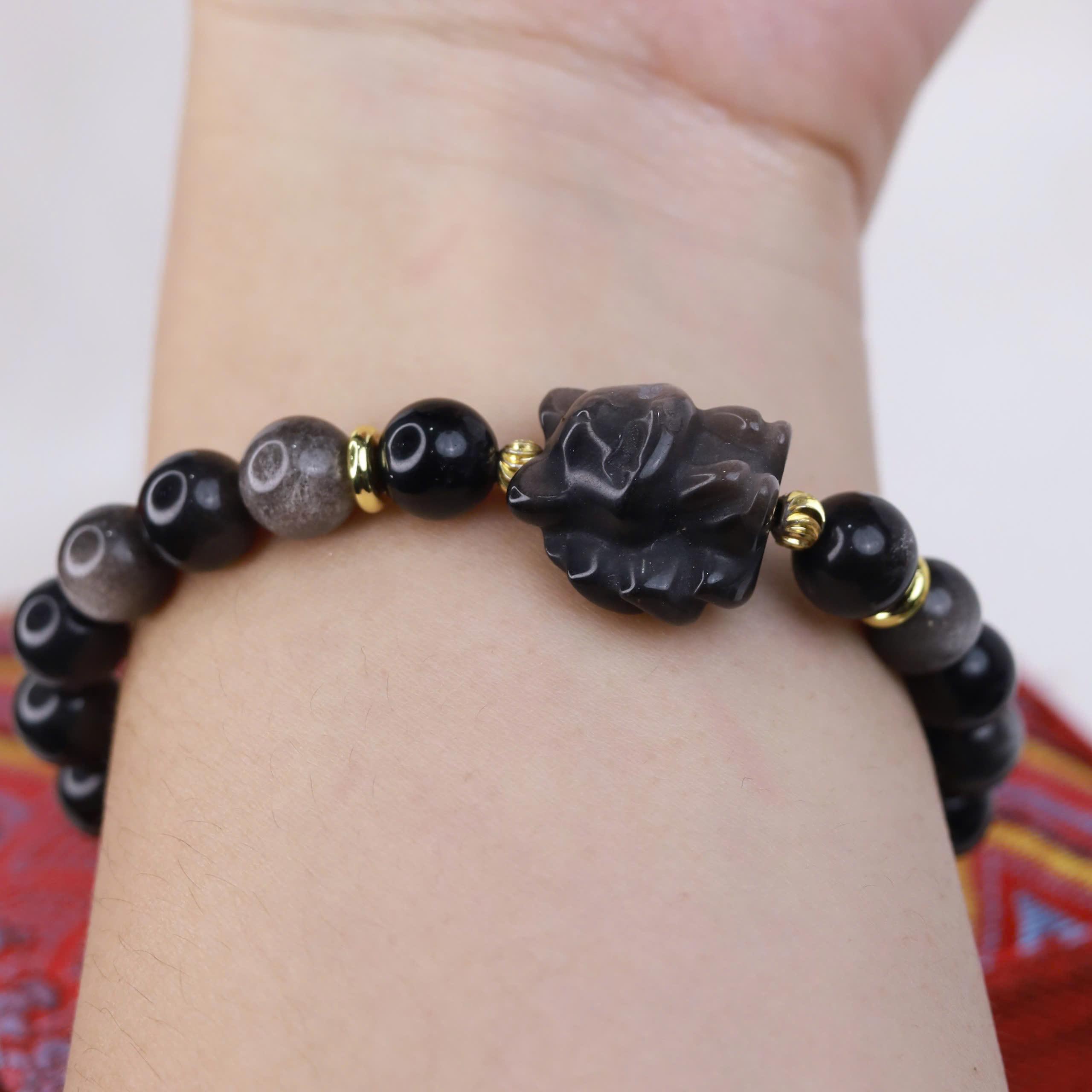 Vòng tay obsidian mix hồ ly_thumbnail_3