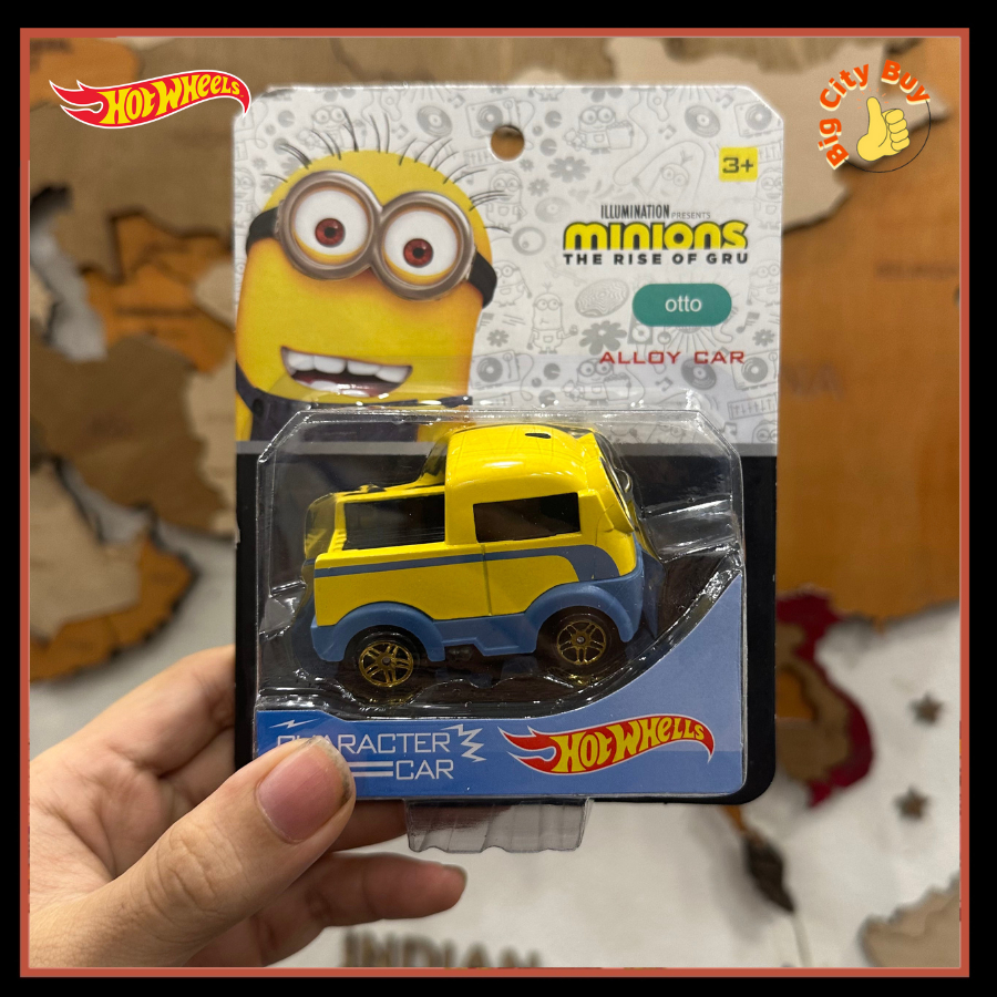 Đồ chơi Mô Hình Ô Tô Hot Wheels Minion Hợp Kim The Rise of Gru Xe Bob Gru Alloy Car Cho Bé Bigcitybuy_thumbnail_4
