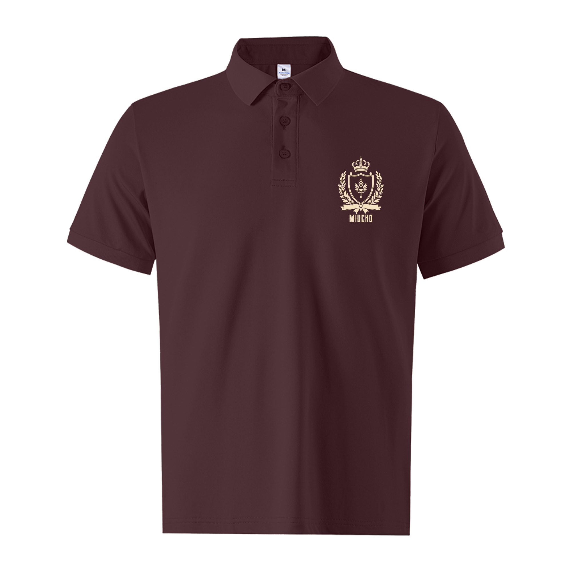 Áo polo nam local brand PLCSD2410 Miucho Iconic vải polyester bền nhẹ chống nhăn in basic_thumbnail_12