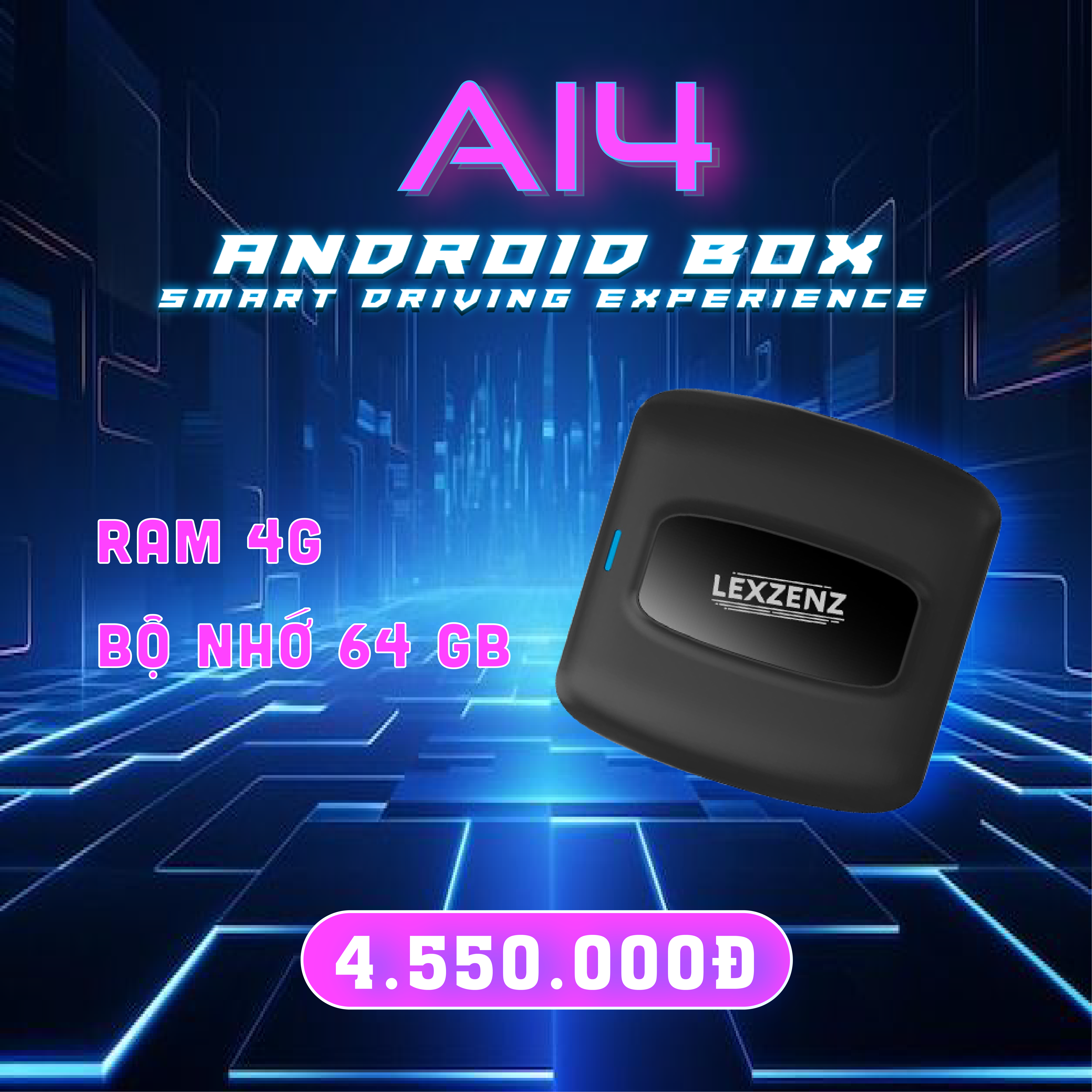 Android Box Ai4 thương hiệu Lexzenz