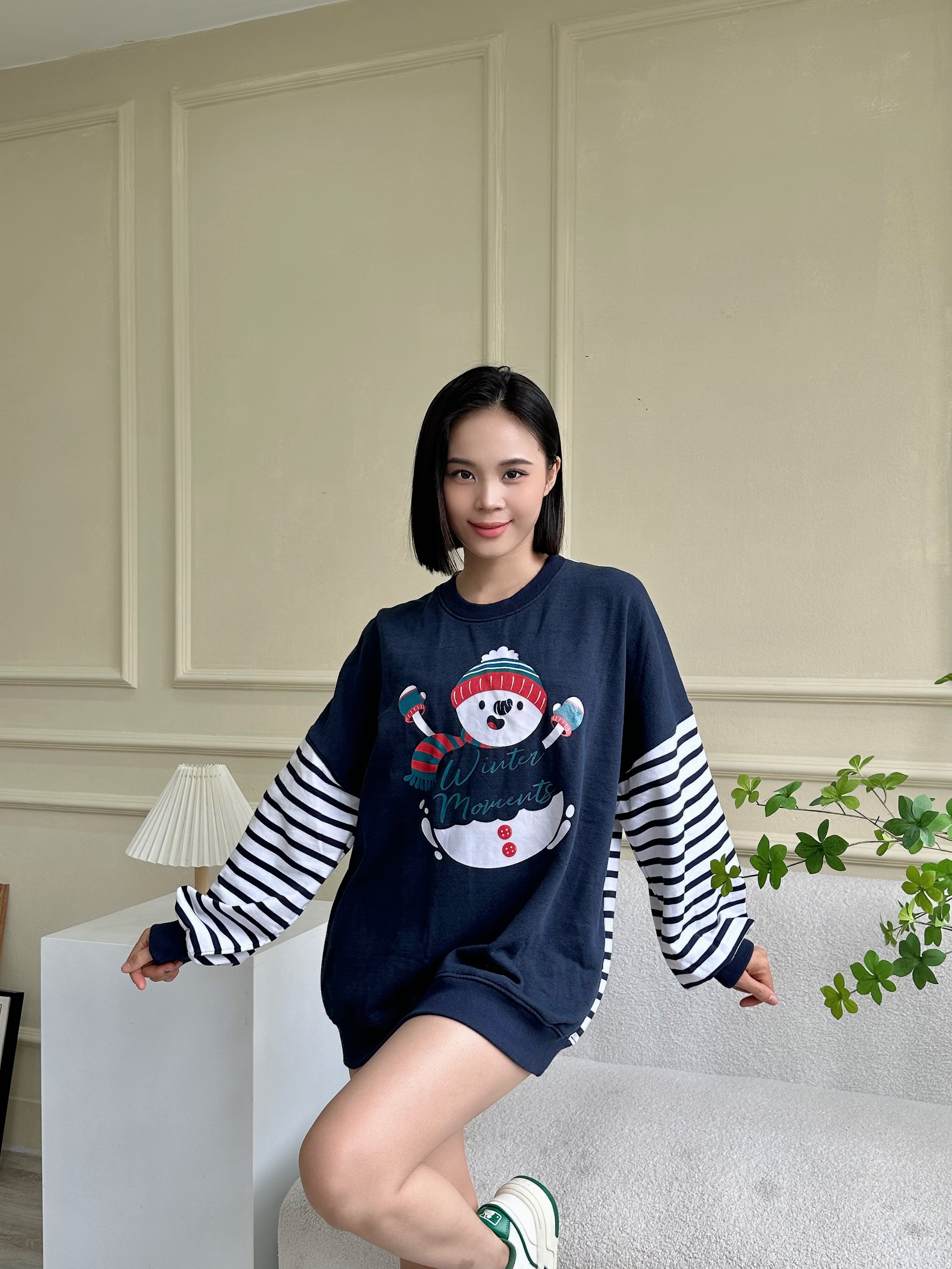 ÁO THU ĐÔNG NỮ L0069 NARSIS VẢI NỈ ẤM ÁP, MỀM MẠI, THÍCH HỢP MÙA ĐÔNG, GIỮ NHIỆT TỐT_thumbnail_2