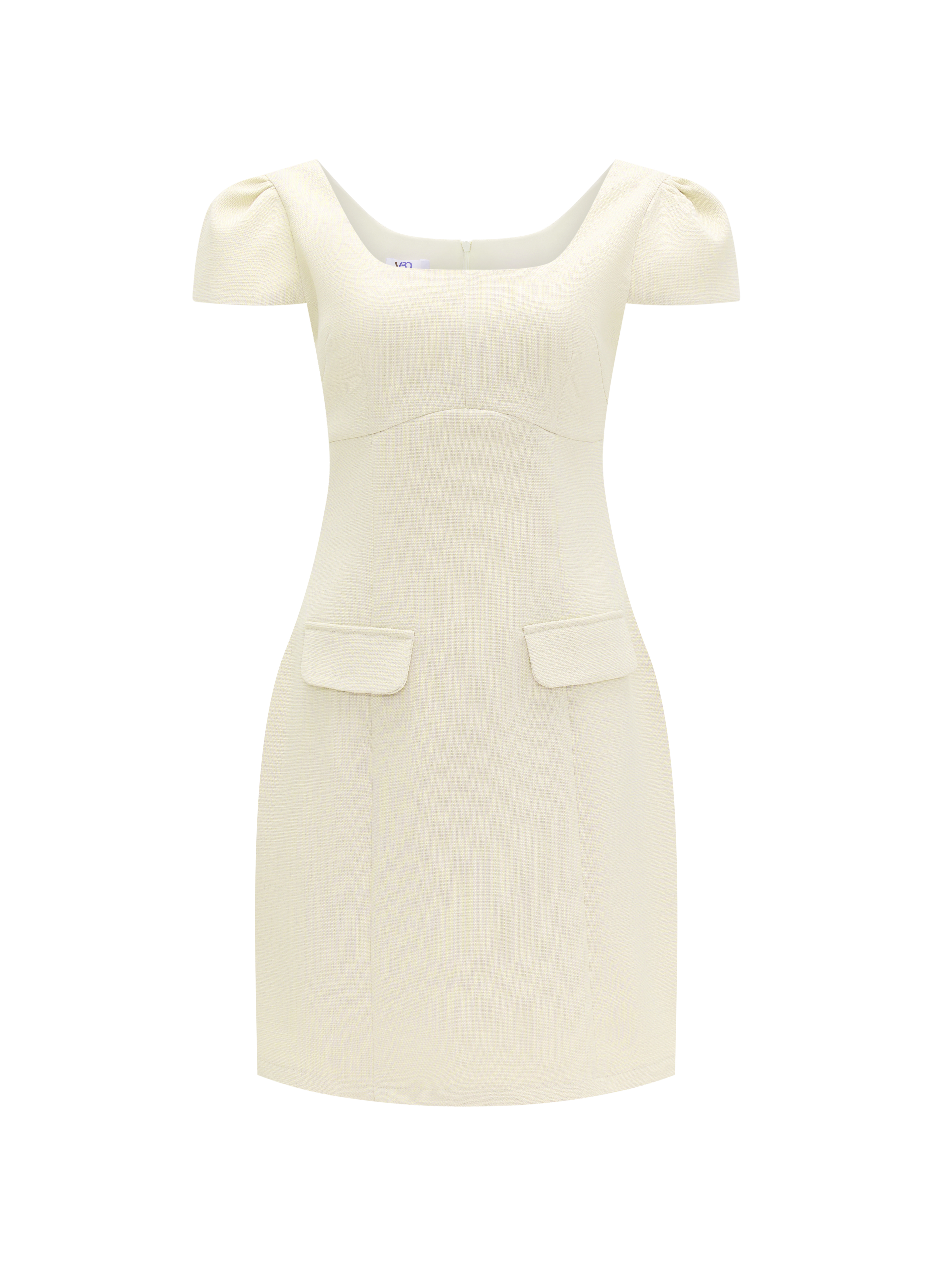 BIGSIZE- Đầm dáng A phối túi V-DA187