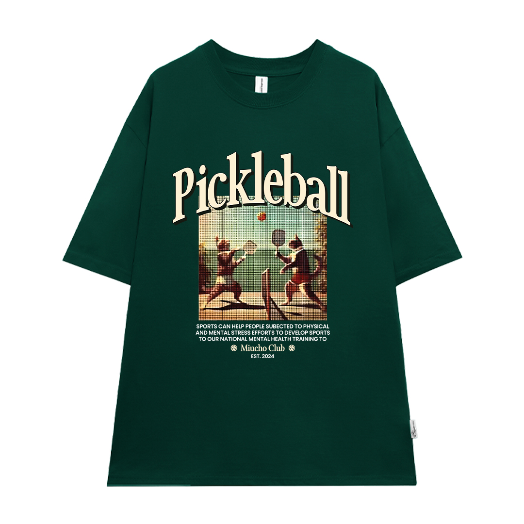 Áo thun nữ form rộng PICKLEBALL ATD1598 Miucho vải cotton 4 chiều thoáng mát cổ tròn in mix_thumbnail_20