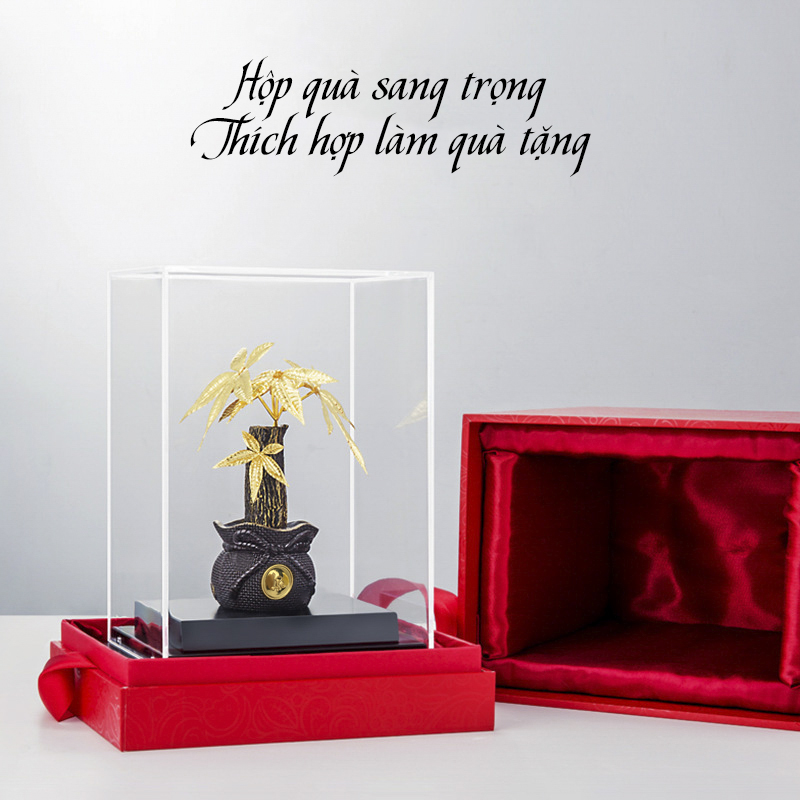 Cây Kim ngân chữ Lộc dát vàng 24K_thumbnail_6