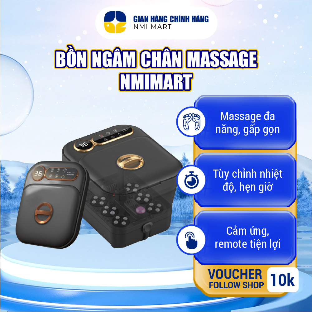 Bồn Ngâm Chân Massage Delax Thư Giãn, Bấm Huyệt, Ngâm Chân Thảo Dược, Thải Độc Tăng Cường Sức Khỏe_thumbnail_2