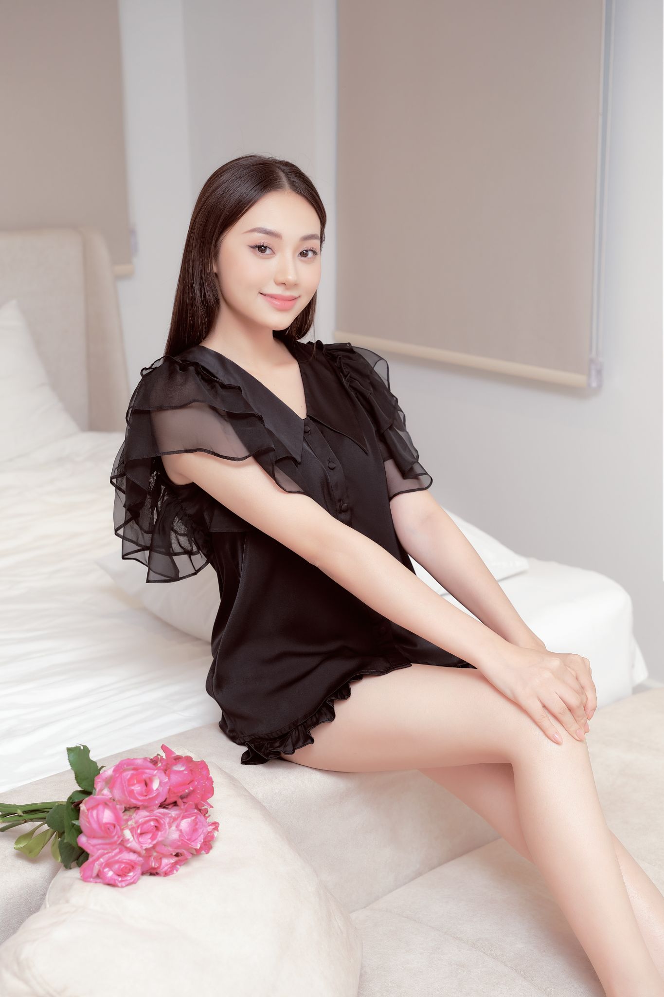 Bộ ngủ áo cộc tay, quần cộc BN172