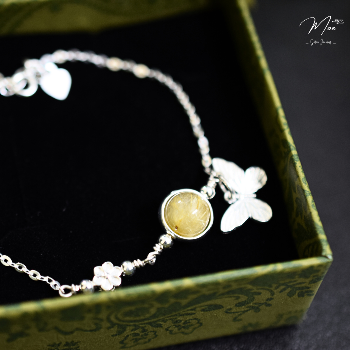 PT16 - Lắc bạc hồ điệp mix đá tự nhiên_thumbnail_1