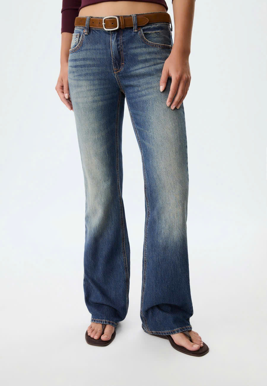 Q336 QUẦN JEAN ỐNG LOE ( KÈM THẮT LƯNG )_thumbnail_6