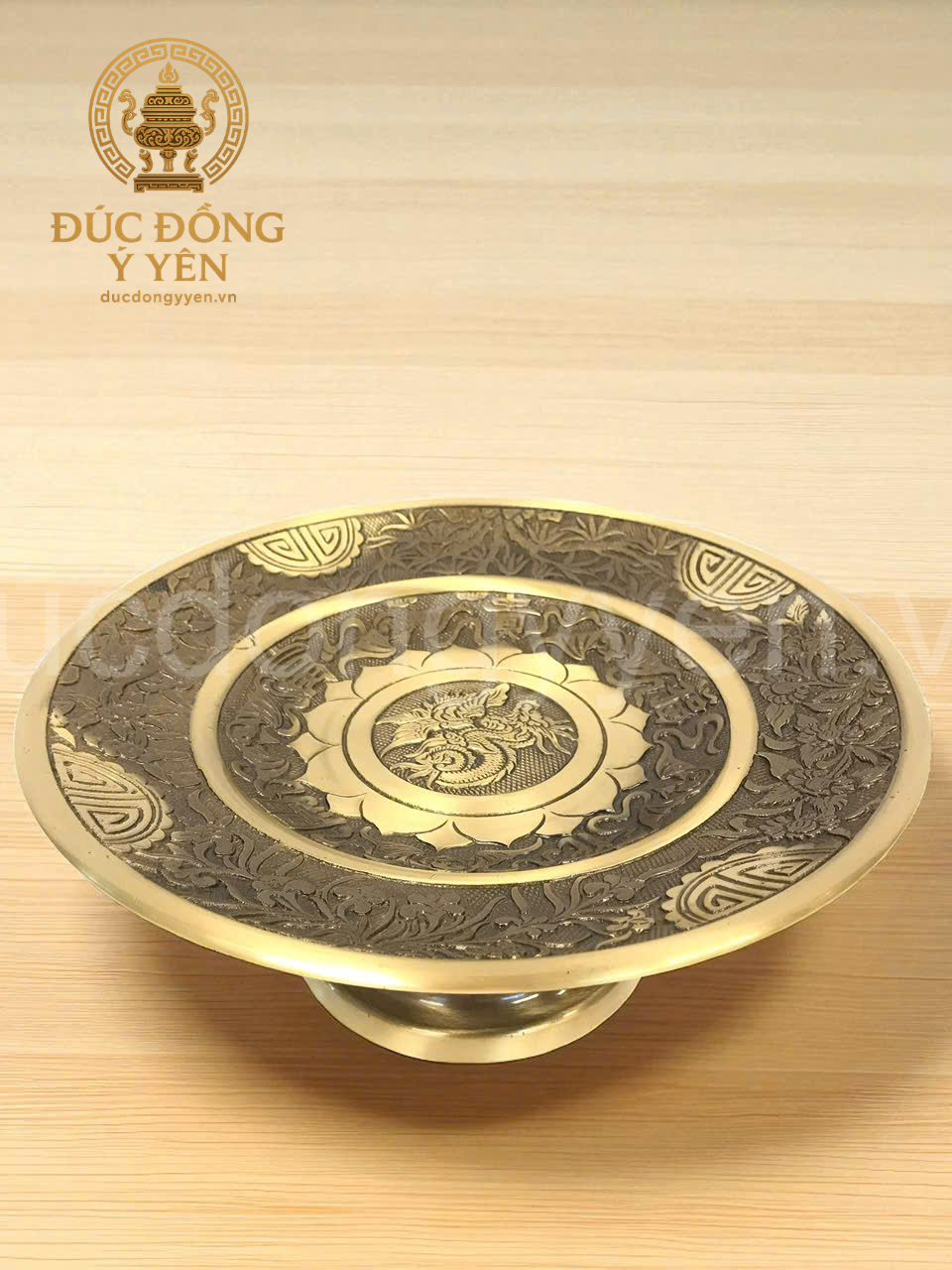 MÂM BỒNG ĐÚC ĐỒNG VÀNG THAU LÀM MÀU GIẢ CỔ _thumbnail_1