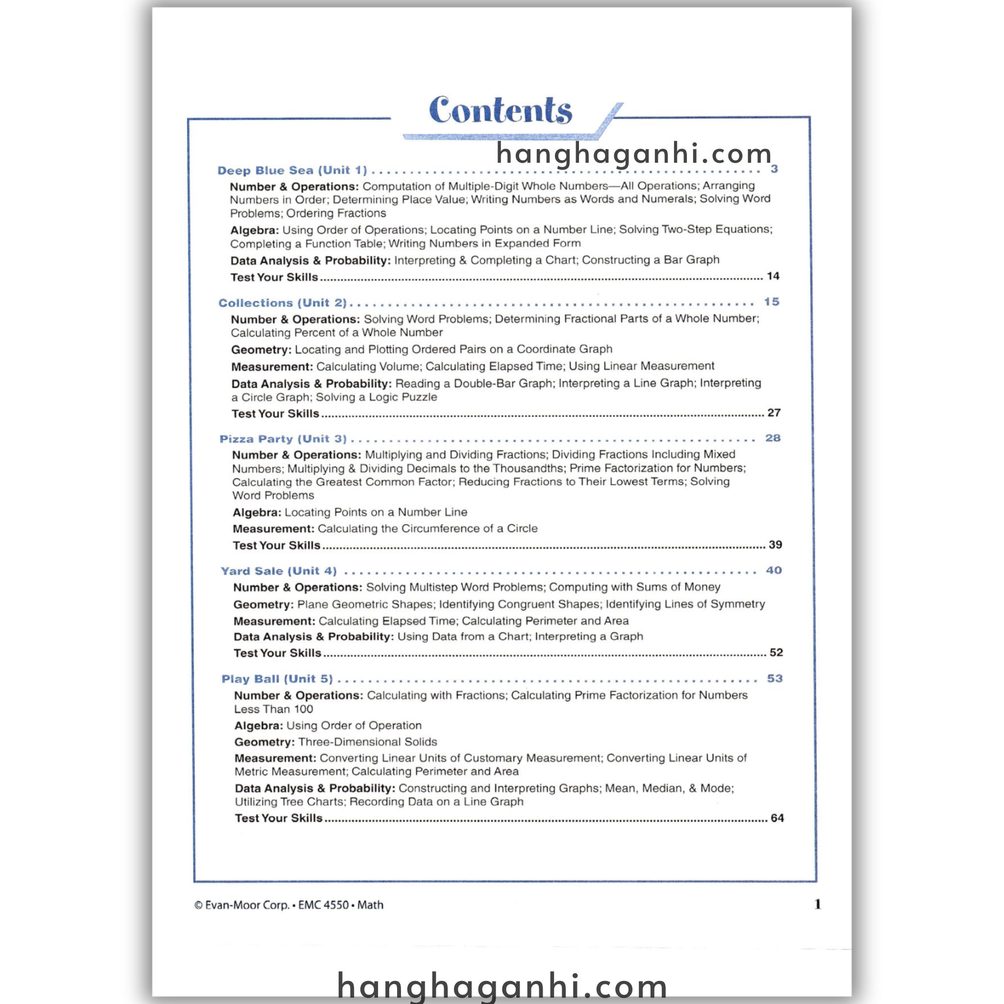 Skill Sharpeners Math Grade 6, Sách Toán Mỹ Evan Moor cho học sinh lớp 6_thumbnail_4