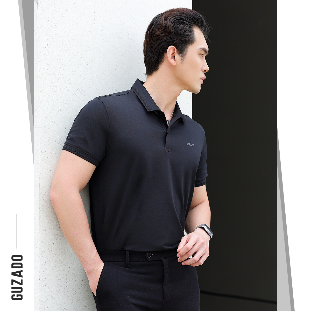 Áo Polo Nam Guzado Chất Vải Coolmax (6 Màu) GPS203_thumbnail_6