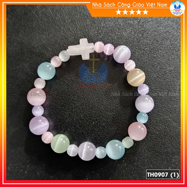 Vòng Mân Côi đá mắt mèo 10ly