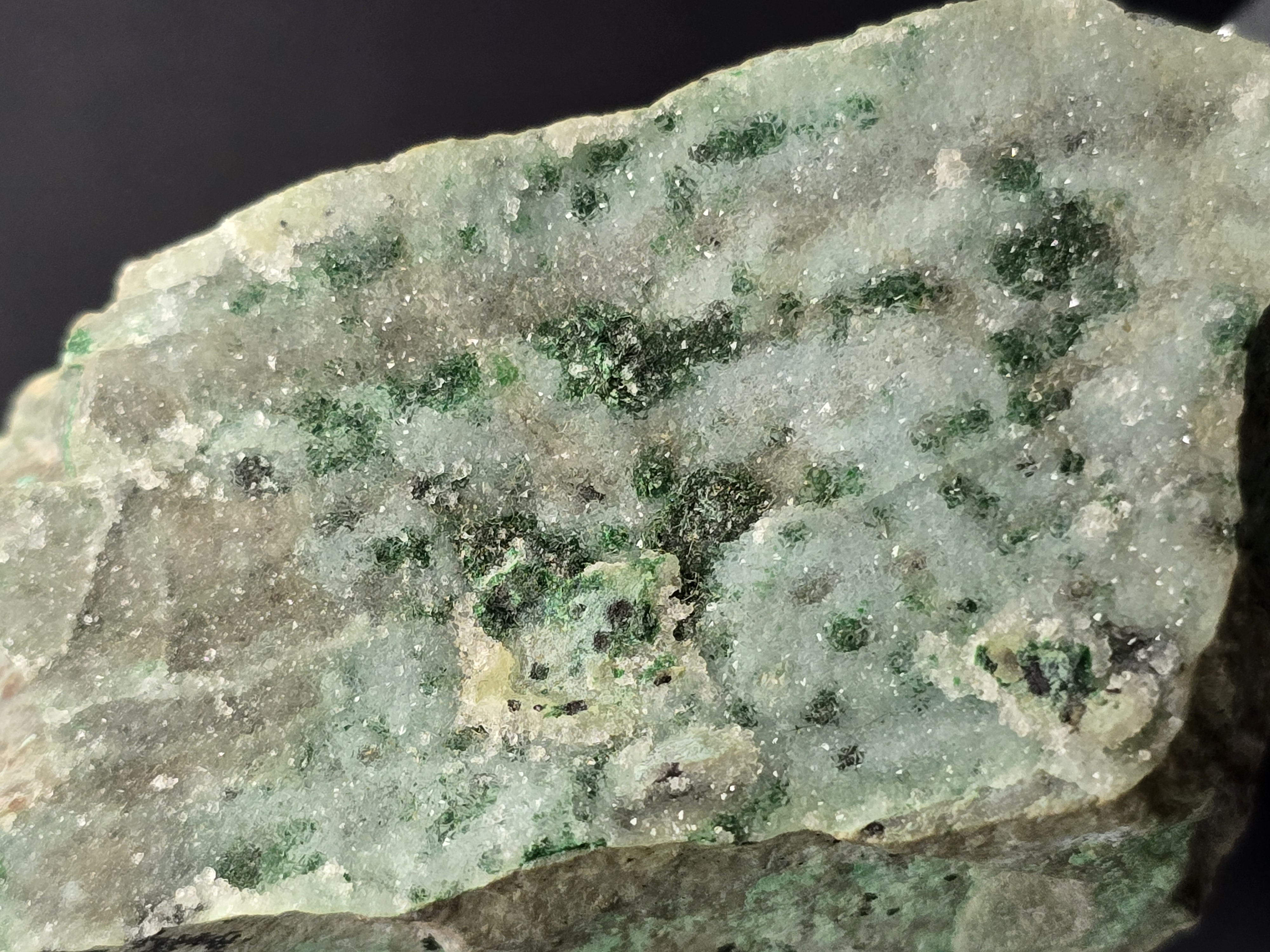 Tinh Thể Chrysocolla Cộng Sinh Thạch Anh (Sugar Chrysocolla) Và Dendritic Nhánh Cây_thumbnail_2