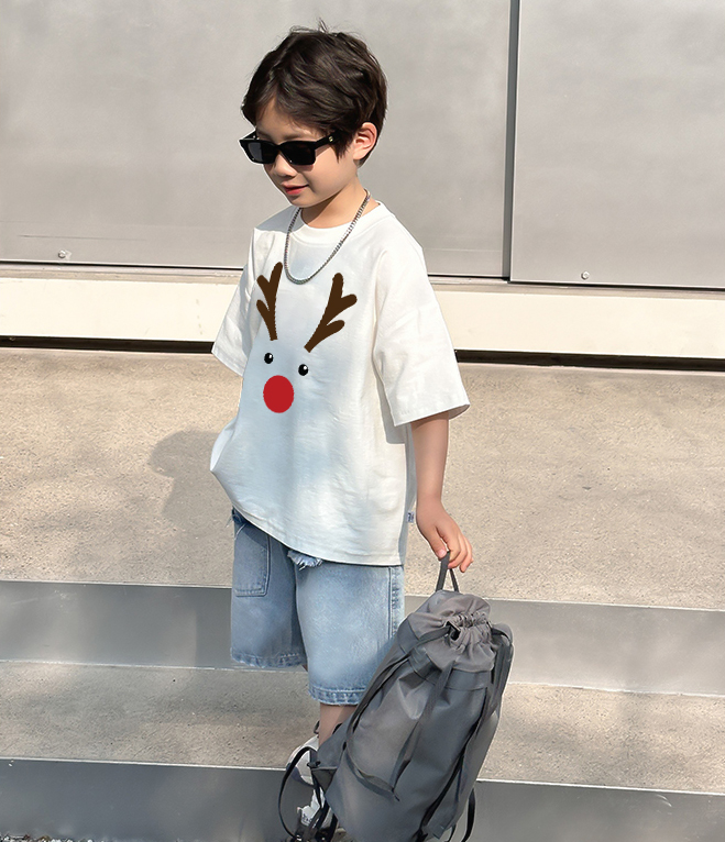 Áo thun bé trai giáng sinh noel form rộng vải cotton co giãn thoải mái AED1708 Miucho Kid in artwork_thumbnail_6