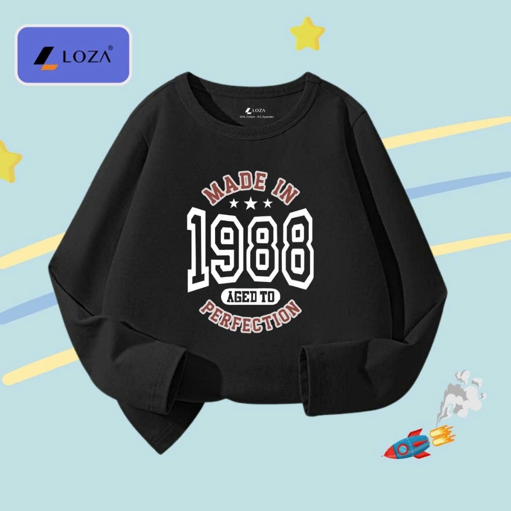 Áo thun dài tay bé trai in 1988 - Loza Kids KT3253_thumbnail_4