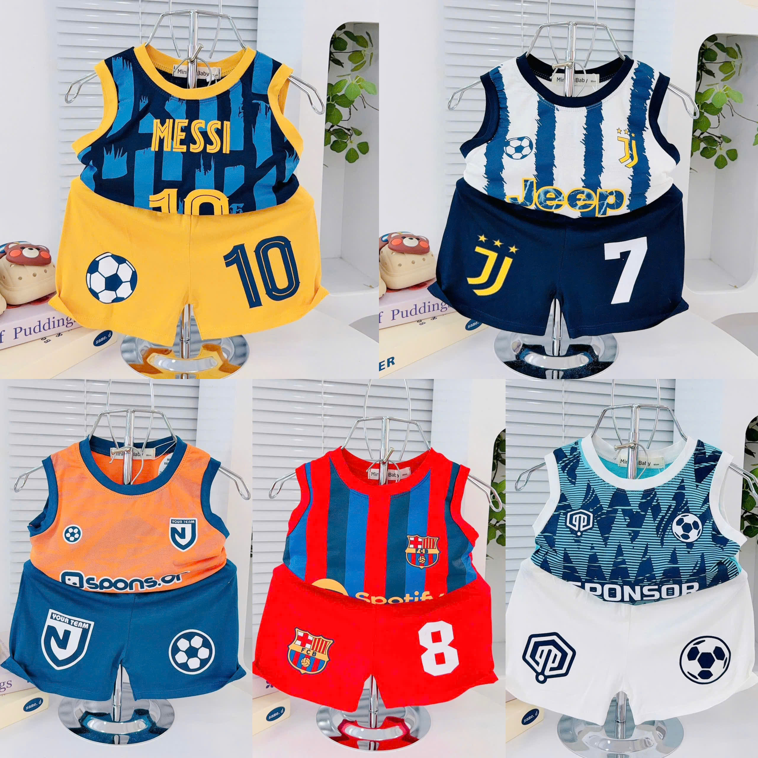 N71 BỘ BA LỖ MINKEY BÓNG ĐÁ MÃ 2- A003.134