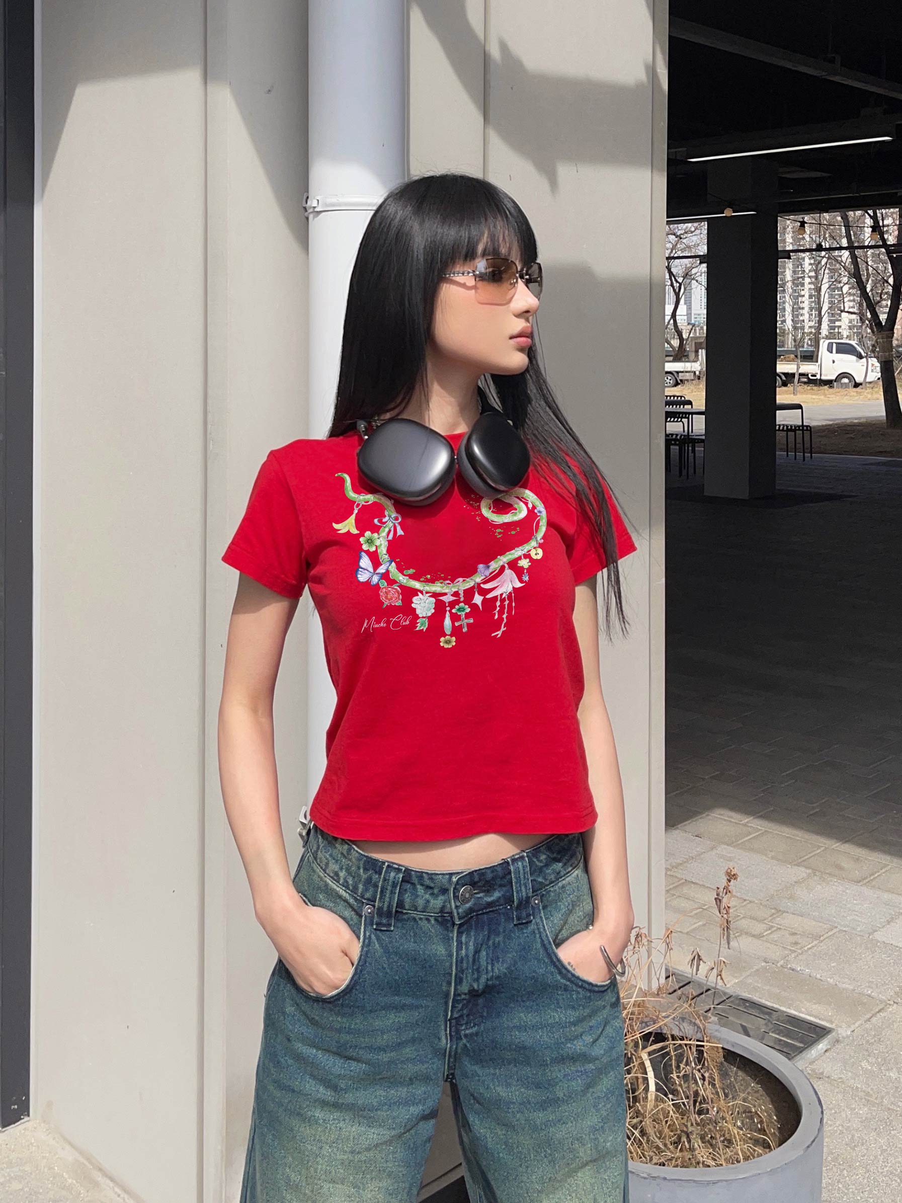 Áo baby tee ôm cổ tròn vải cotton thoáng mát ABD1723 Miucho in mix_thumbnail_2