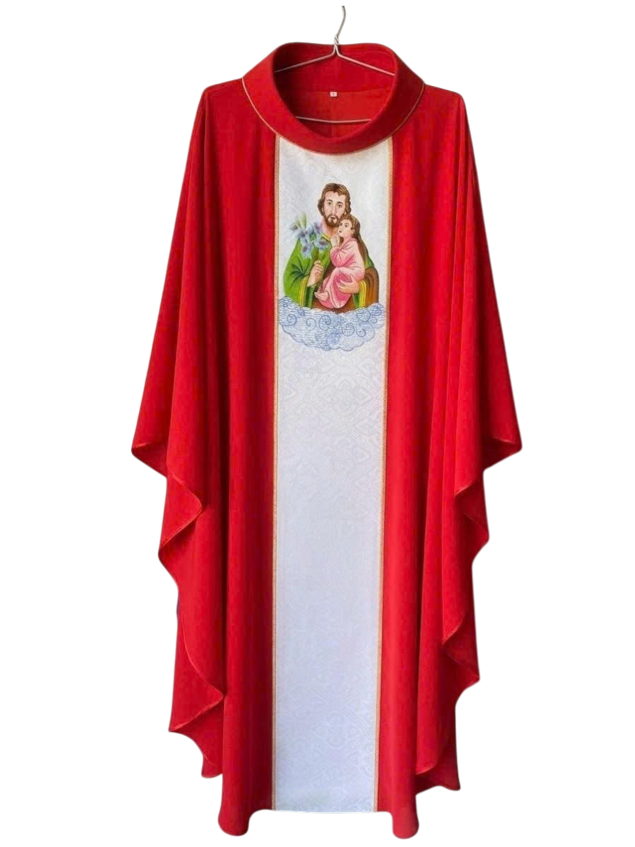 Áo lễ linh mục màu đỏ - Qùa tặng tân linh mục cha xứ
