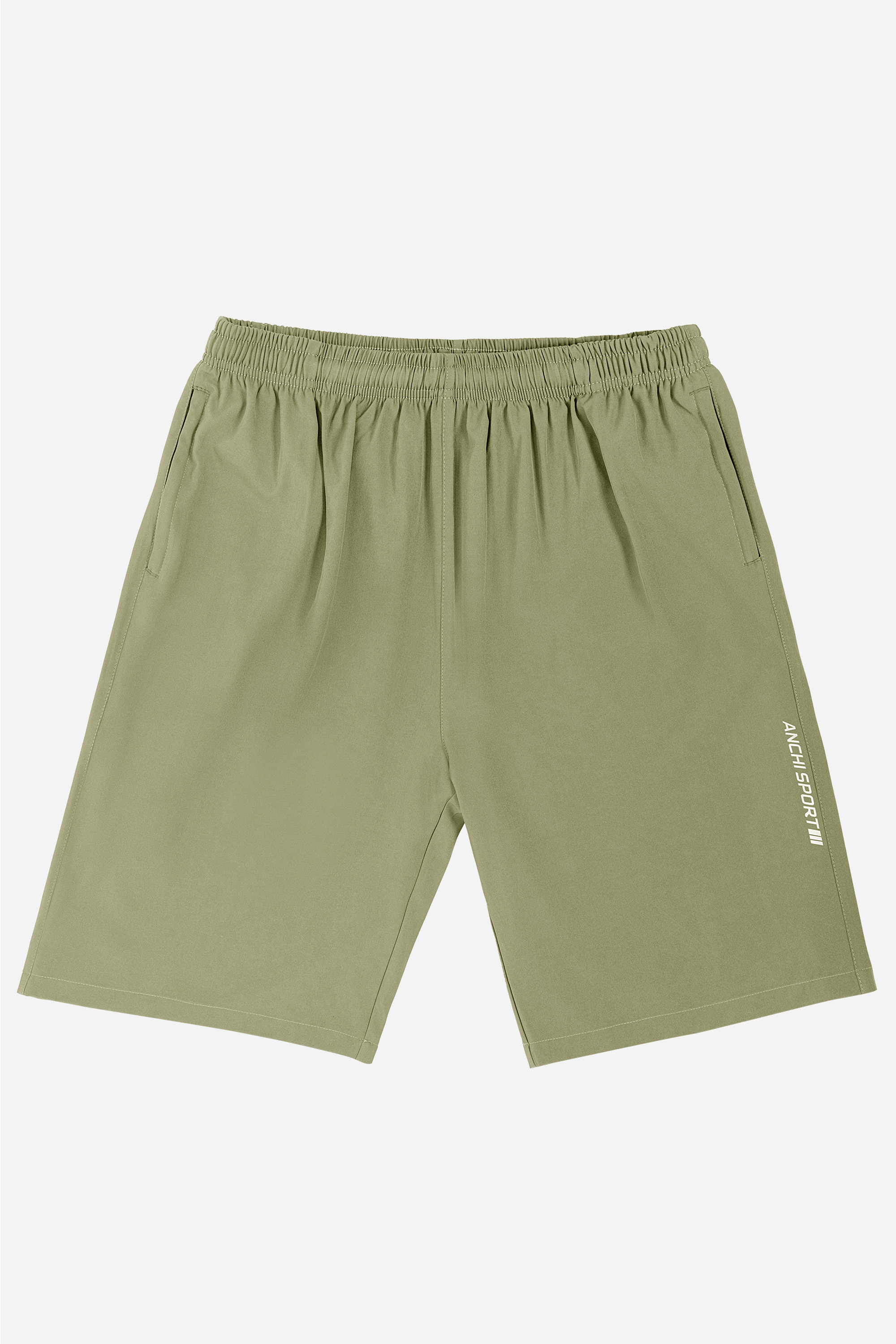 Quần Soọc Gió Exdry Nam Trung Niên ANCHI Dáng Suông Dài Qua Gối Màu Nâu