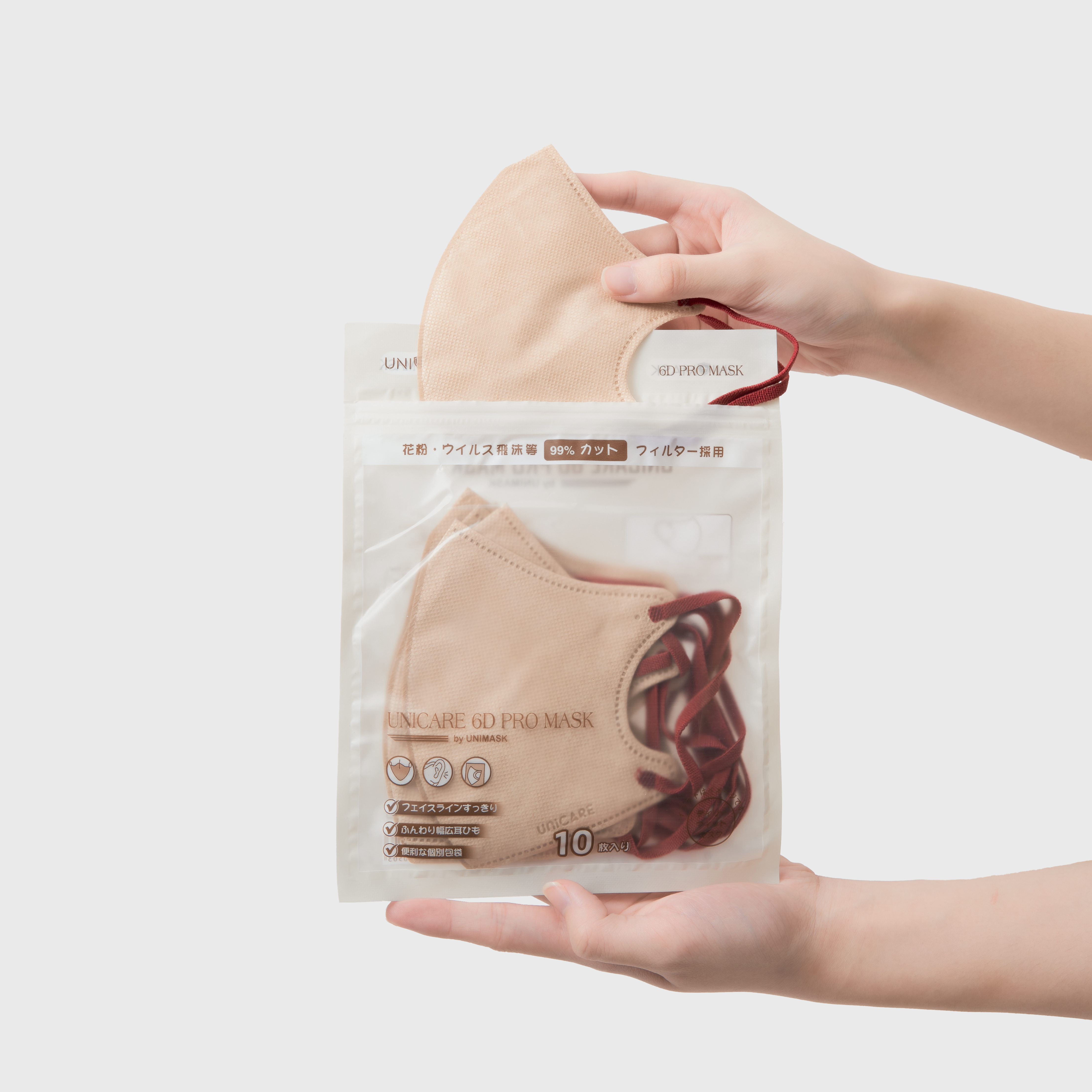 Thùng khẩu trang Unicare 6D Pro Mask 180C - Tặng Thêm 20c - FREESHIP_thumbnail_7