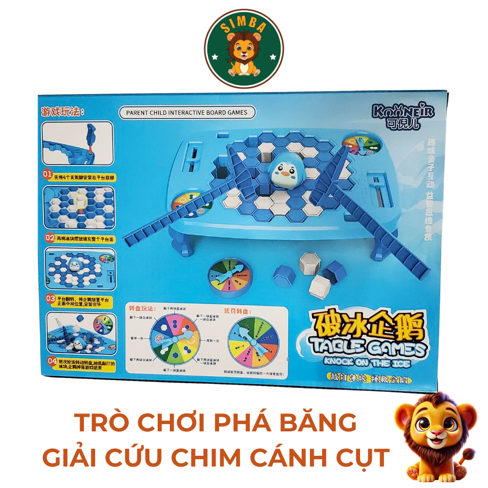 Trò Chơi Phá Băng Giải Cứu Chim Cánh Cụt Simba Shop Tương Tác Rèn Luyện Phản Xạ Khéo Léo Cho Bé_thumbnail_1