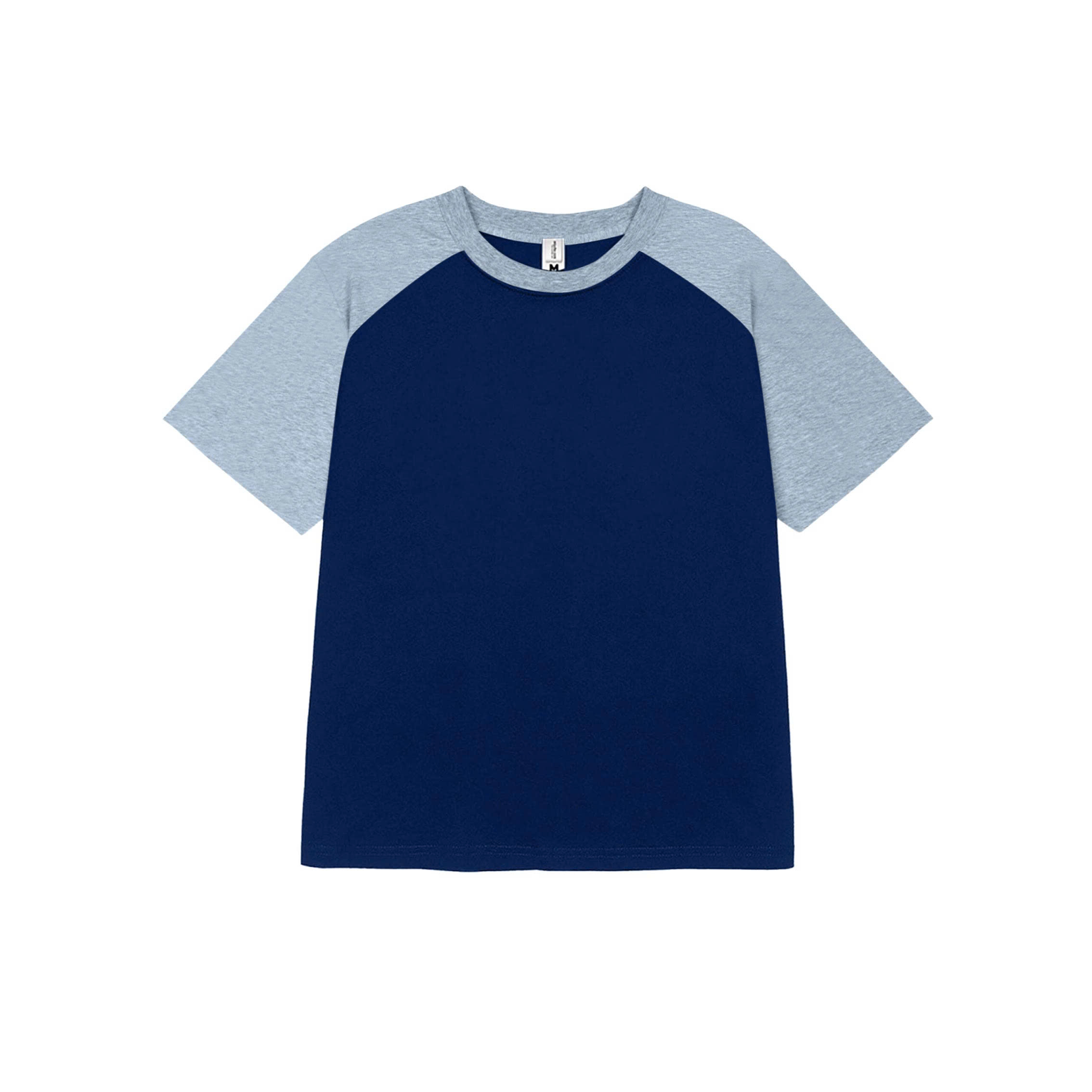 Áo baby tee phối trơn ABPTT01 Miucho cotton cổ tròn in basic_thumbnail_13