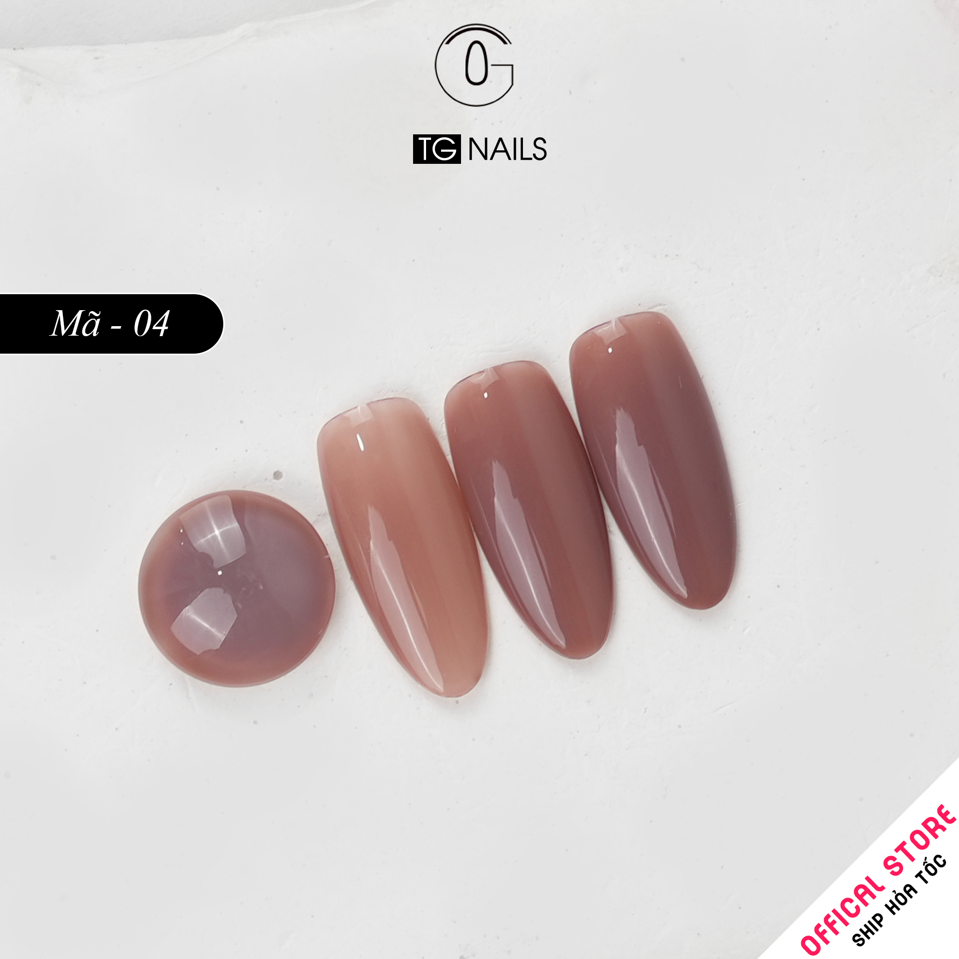 Sơn gel thạch đục TG cọ tròn chai hồng 15ml_thumbnail_10