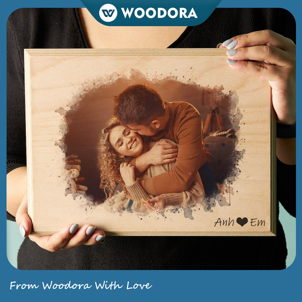 Khung Ảnh Gỗ In Hình Theo Yêu Cầu - Khung Tranh Lưu Giữ Kỷ Niệm Đẹp, Độc Đáo