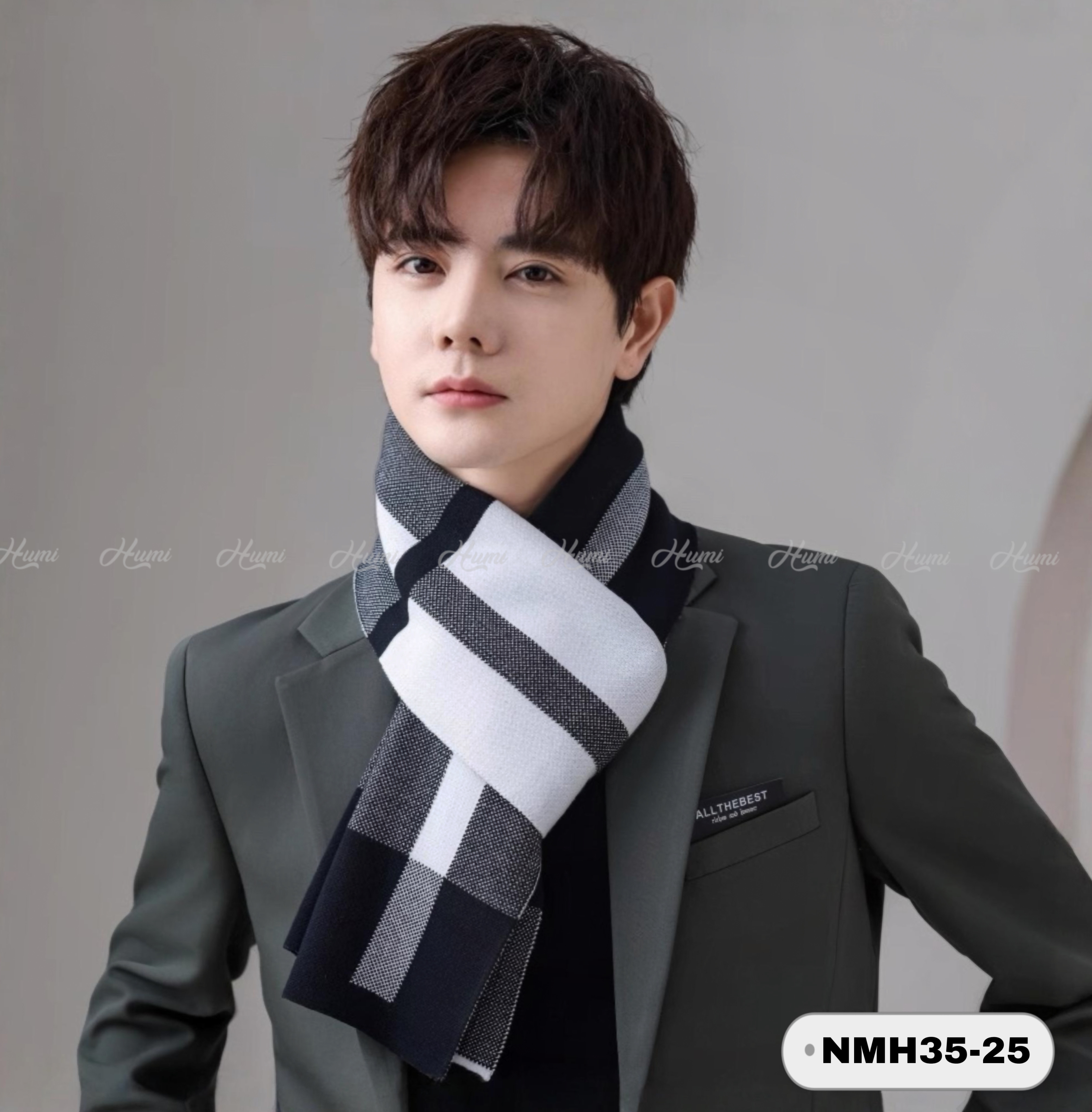 KHĂN CHOÀNG LEN CHO NAM (NMH35-25)