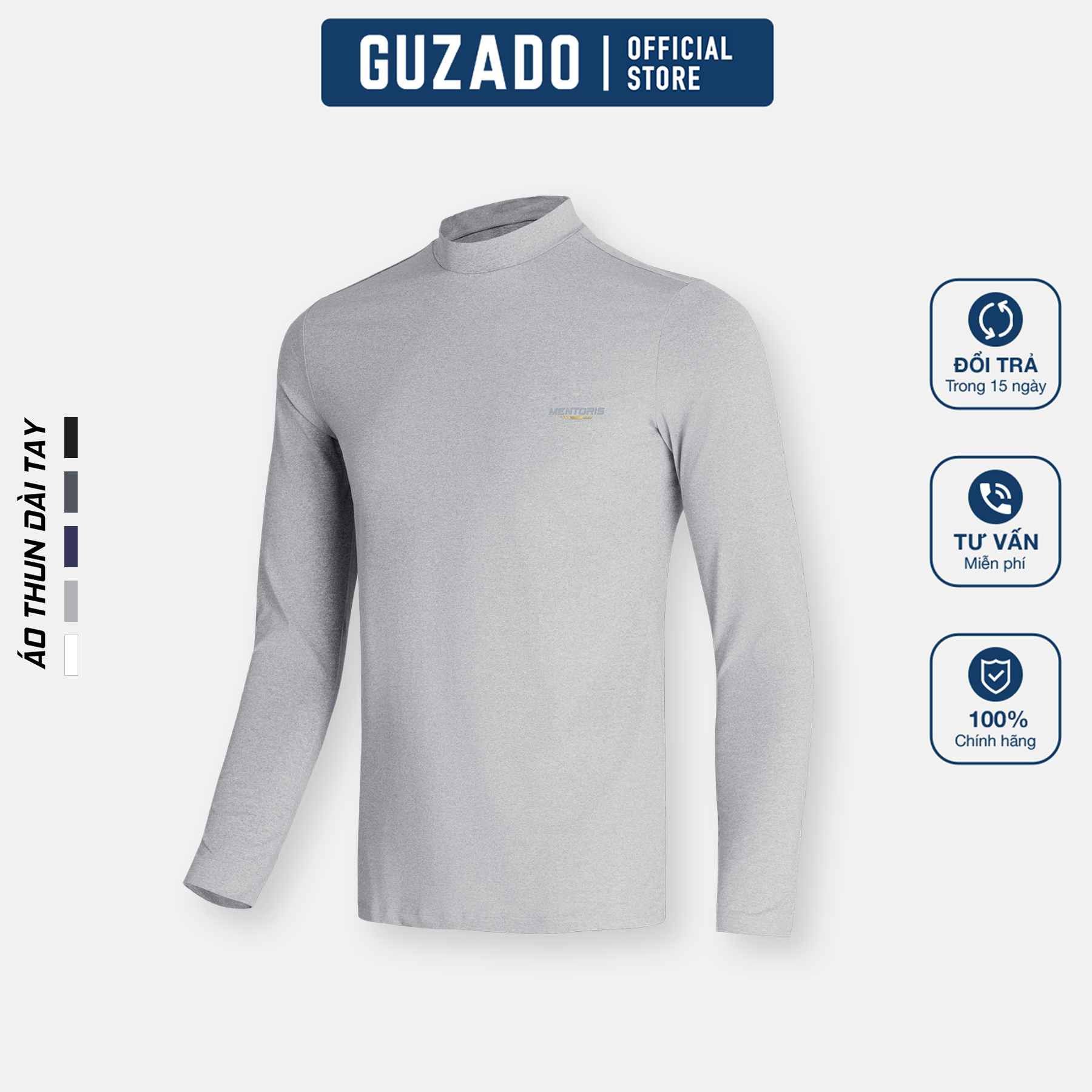 Áo Thun Nam Dài Tay Form Slim Fit Basic MDT2404_thumbnail_0