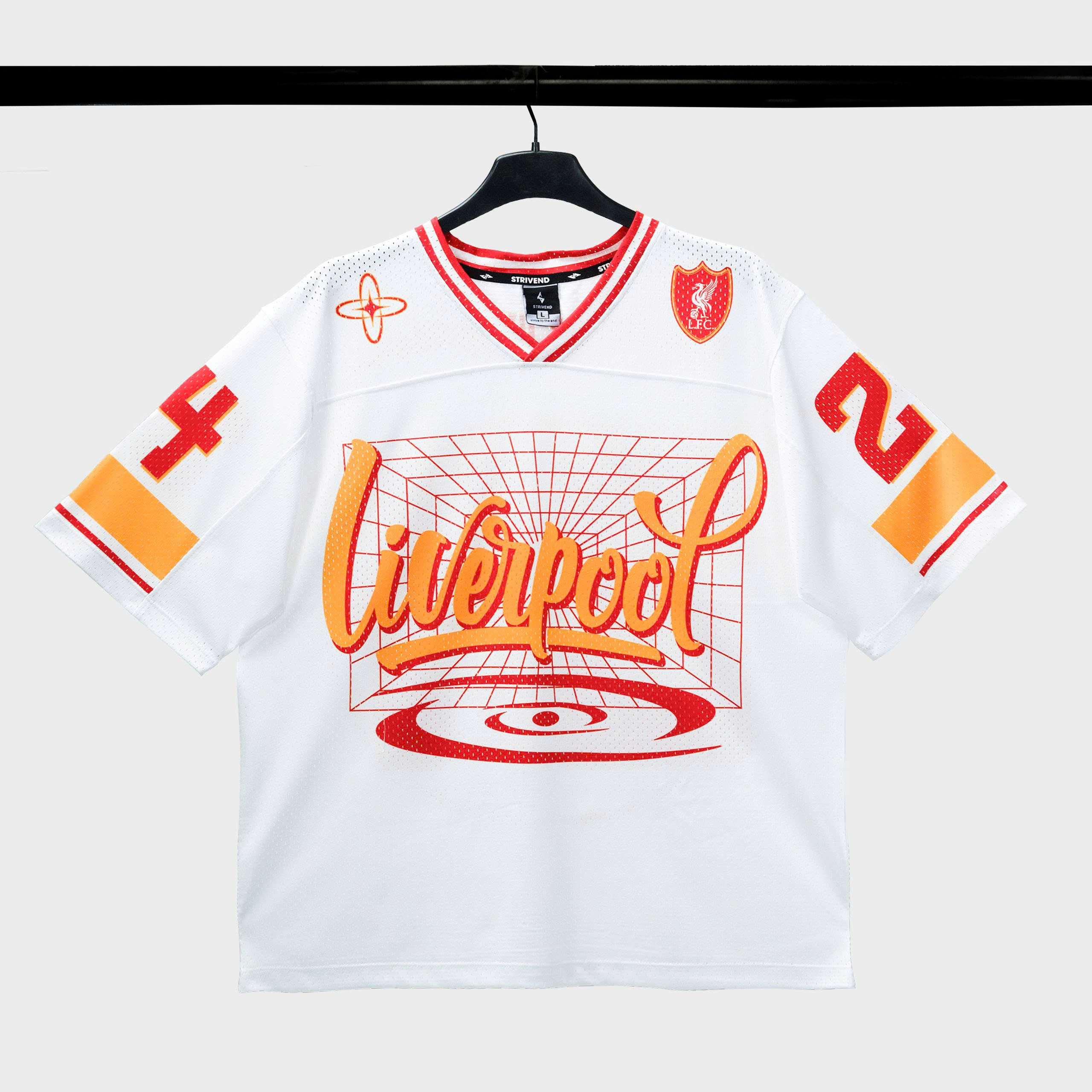 Áo Jersey Strivend CLB Liverpool Trắng