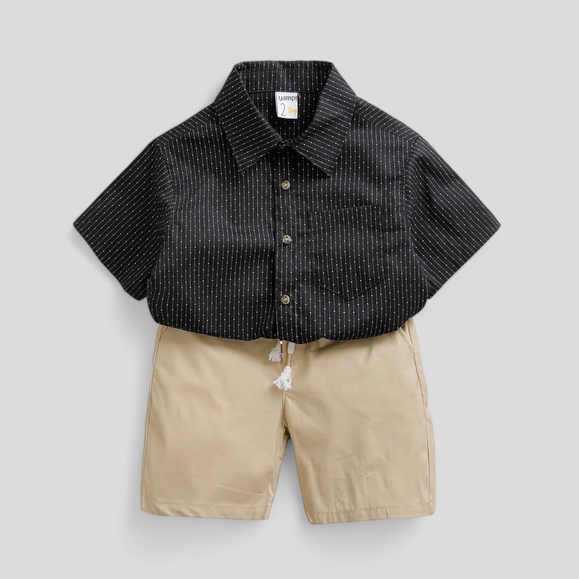 S52 SET SƠ MI QUẦN SHORT BÉ TRAI