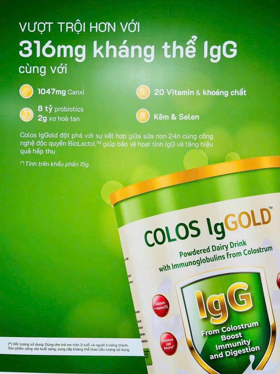 Sữa non COLOS IgGOLD nhập khẩu New Zealand - mẫu mới của Alpha Lipid_thumbnail_8