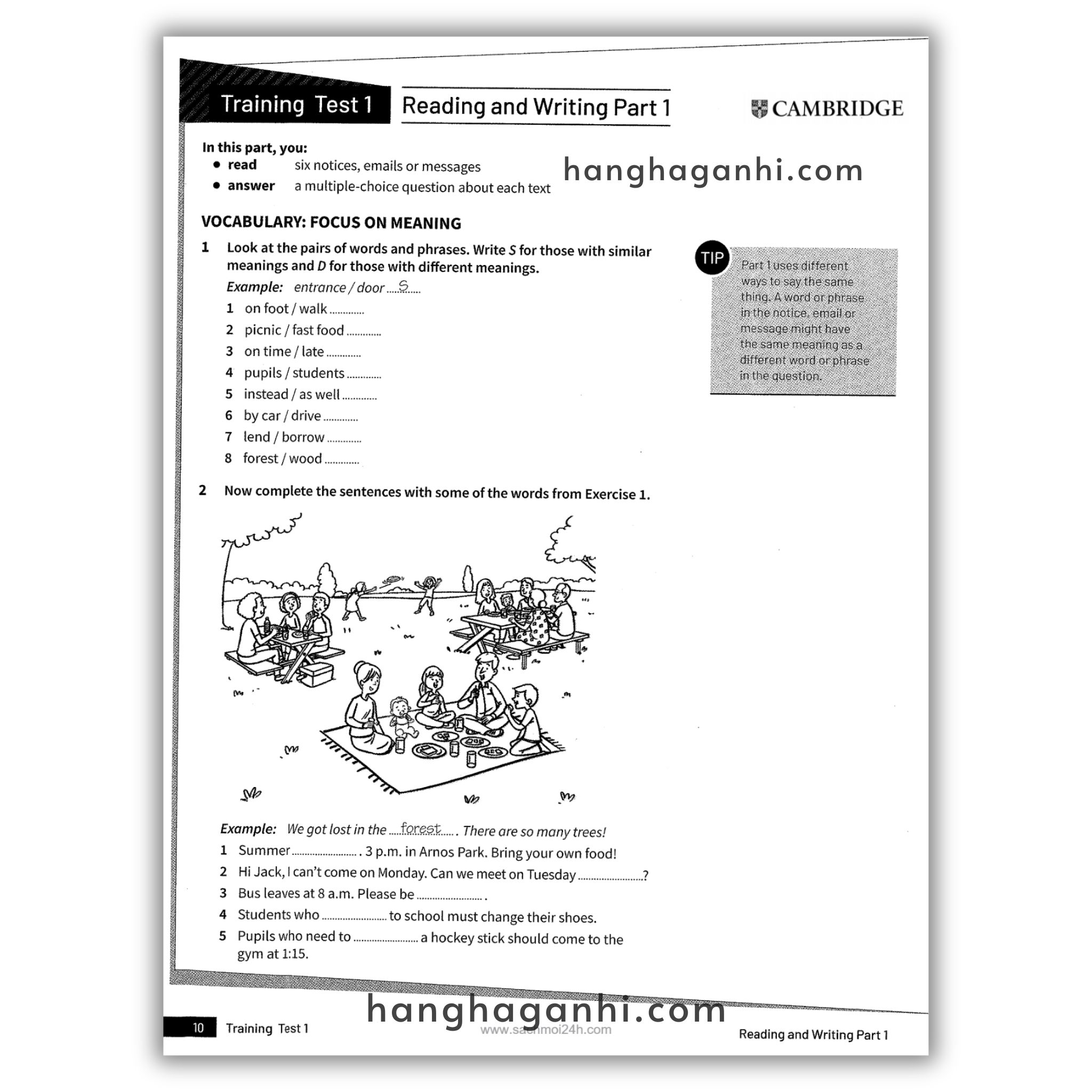 A2 Key for Schools Trainer 1 for the Revised Exam from 2020 Six Practice Tests with Answers and Teacher’s Notes ( Second Edition)_thumbnail_9