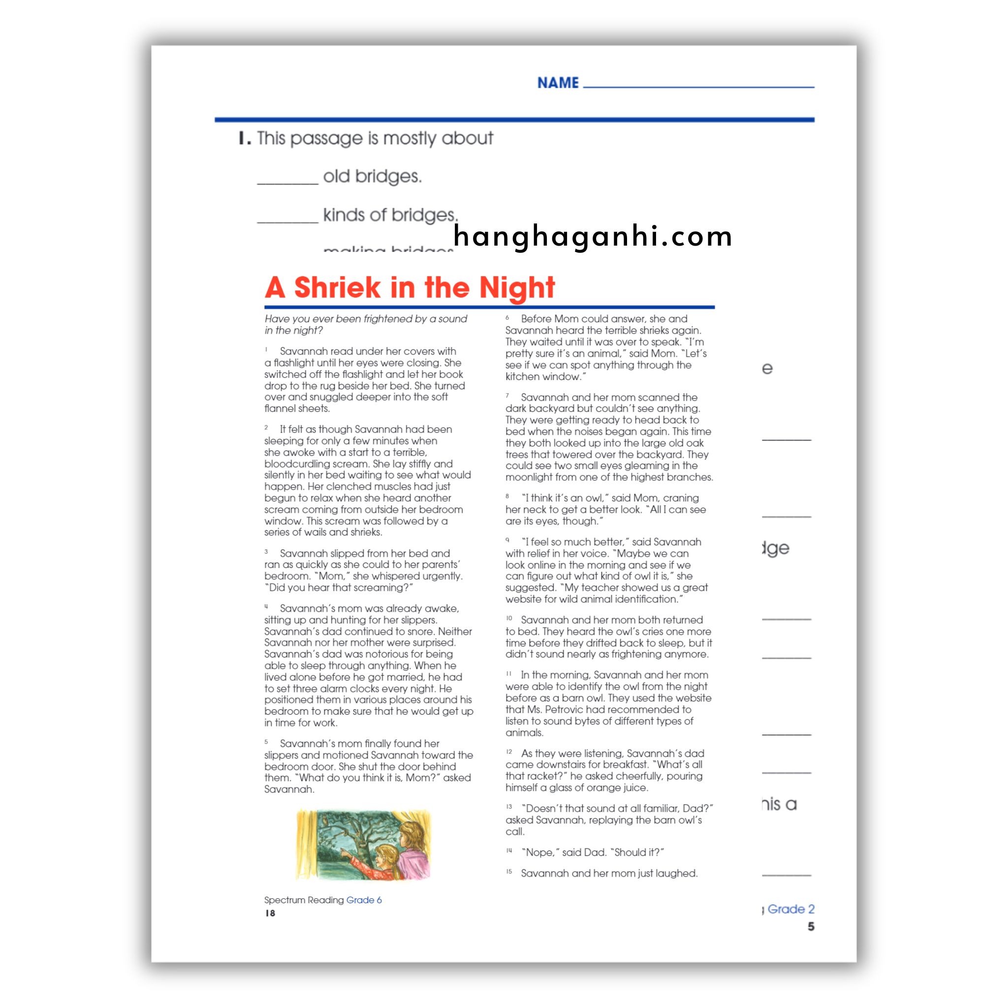 Sách Spectrum Reading Workbook Grade 6_thumbnail_13